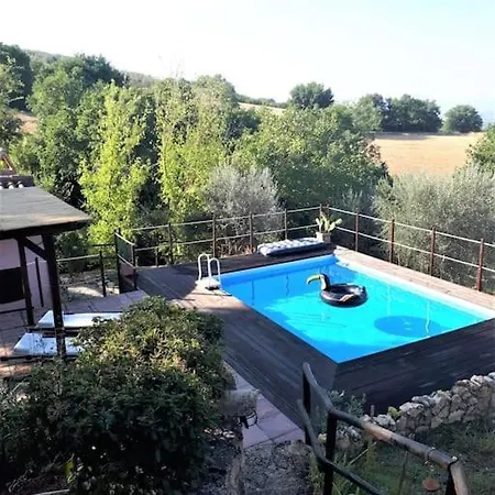 빌라 Casale Con Piscina In Collina - Borghi Silenti - 몬테키오